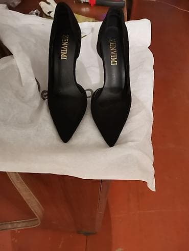 rizalli ayaqqabi: Tuflilər, Ölçü: 34, rəng - Qara, Yeni — 2