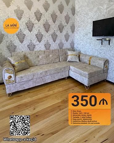 Künc divan, Açılan, Bazalı, Parça, Şəhərdaxili pulsuz çatdırılma