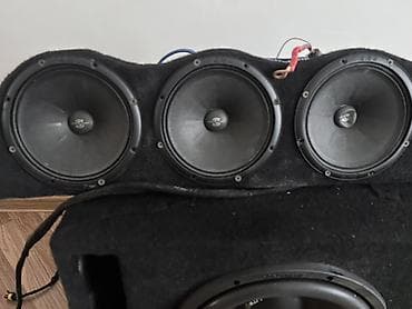 canon 75 300: Avtomobil audio sistemi – tam komplekt - Subwoofer: Quto markalı 12" — 3