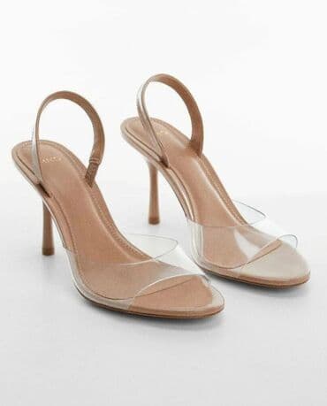 детские босоножки: Размер: 39, цвет - Бежевый, Новый — 1