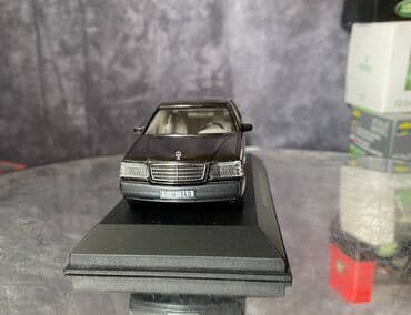 metbex tavan modelleri: Коллекционная модель Mercedes-Benz S600 W140 Limousine black 1998 CEF — 15