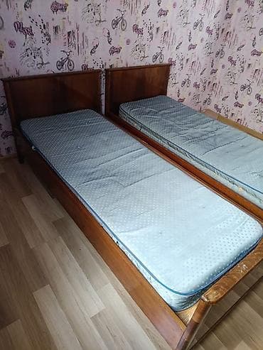 cüt kravat: Təknəfərlik çarpayı, Bazasız, Matras ilə, Siyirməsiz — 2