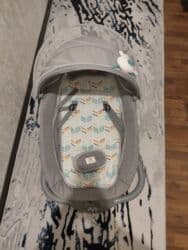 qidalandırmaq üçün uşaq stul yelləncək: Təmiz, az işlənmiş uşaq kreslosu. Yumuşaq döşəyi, ağcaqnaddan qorunmaq — 3