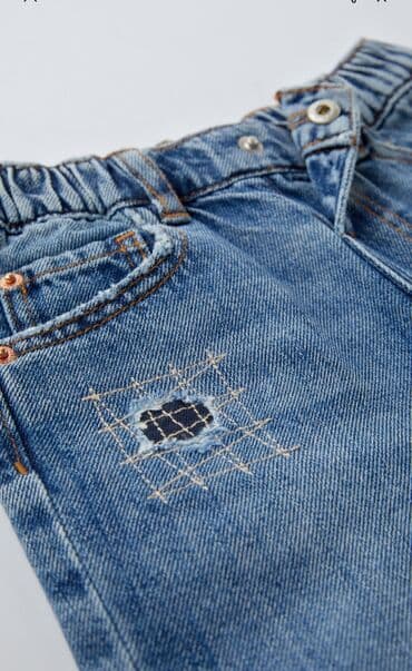 женские джинсы на флисе: Джинсы, Для девочек, 4 - 5 лет, Zara Kids — 2