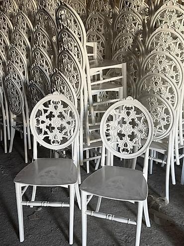 stul restoran: Qonaq otağı üçün, Qatlanmayan, rəng - Ağ Stul — 8