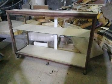 Soyuducu avadanlığı: Şüşə vitrin stend - Material: ön, yan və üst hissələri şüşə; karkas — 7