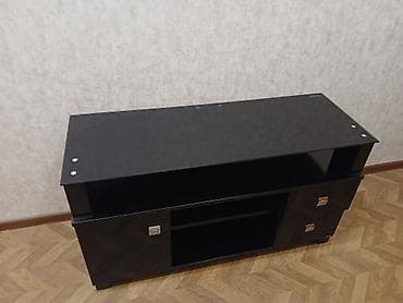 metbex mebilleri: İşlənmiş, Düz TV altlığı, Polkalı, Şüşəli — 2