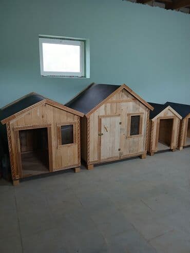 it yuvasi: Taxta heyvan evi/budkalar - Material: möhkəm taxta karkas — 3