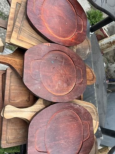 doner coreyi: Məhsul: Taxta servis və kəsmə lövhələri dəsti — 5