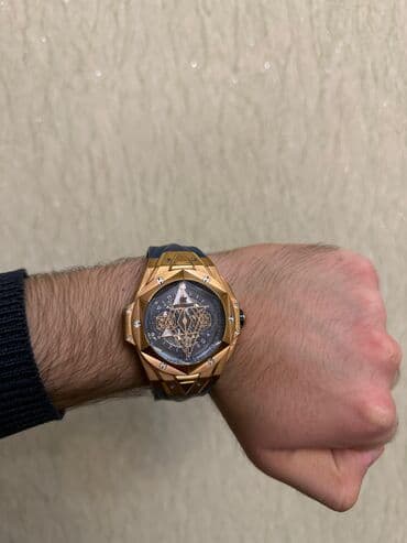 Eynəklər: Yeni, Qol saatı, Hublot, rəng - Mavi — 3