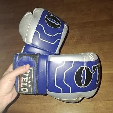 boks adam: Boks əlcəyi – VELO brendi - Rəng: mavi-ağ - Bağlama: Velcro (biləyi — 1