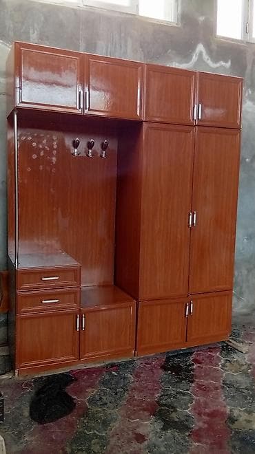 ucuz dolap: Dəhliz üçün funksional giriş dolabı - Material: ağac teksturalı — 2