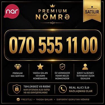 Nömrə: ( 070 ) ( 5551100 ), İşlənmiş — 1