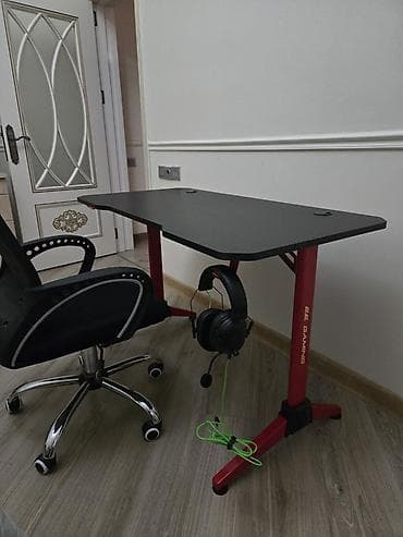 istolar: Düz masa, Polkasız, Siyirməsiz, Metal, Zəmanətsiz, Kredit yoxdur — 1