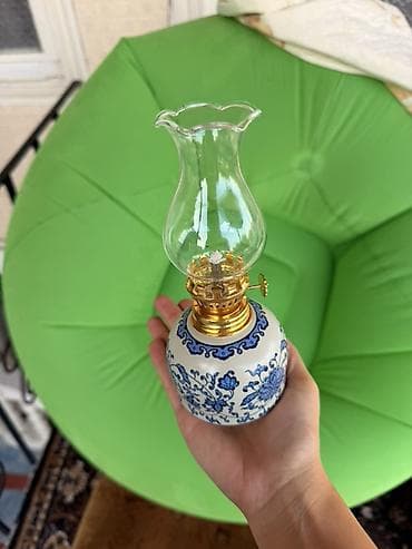 İdman və hobbi: Yenidir keramika dır, Yağ lampası – dekorativ porcelan gövdəli, şüşə — 1