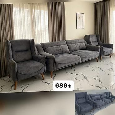 İşlənmiş, Divan, 2 kreslo