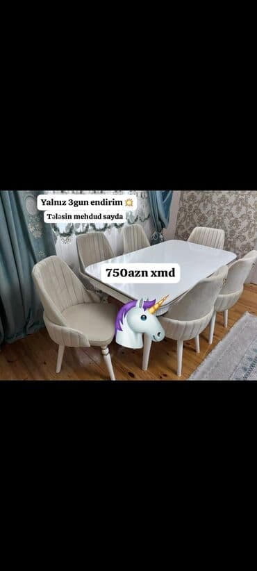 metbex masa ve oturacaqlar: Masa və oturacaqlar — 2