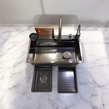 qab suşilka: Yeni Kvadrat Mətbəx çanağı, Paslanmaz polad, Pulsuz çatdırılma — 2