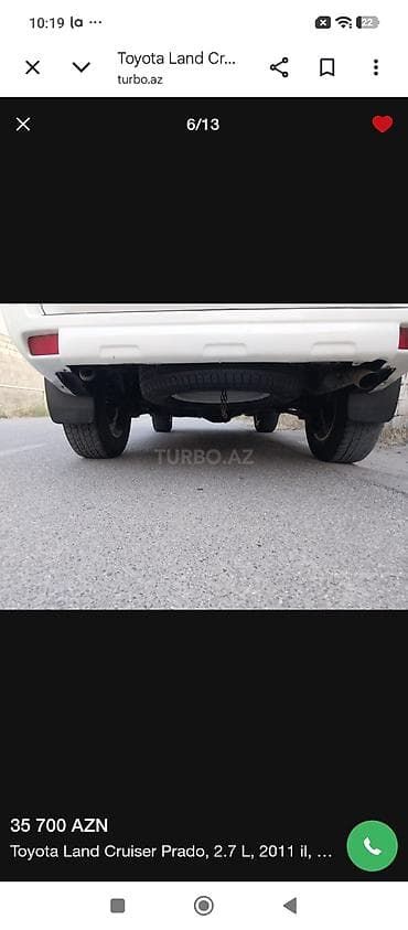 multi sukan: Toyota Land Cruiser Prado: 2.7 l | 2011 il Ofrouder/SUV — 3