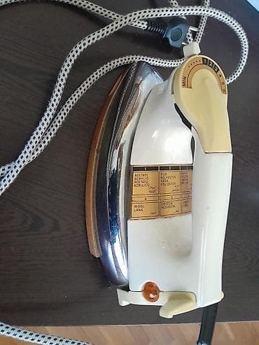Elektronika: Elektrik ütü - Klassik quru ütü, metal altlıq və konus uclu dizayn - — 3