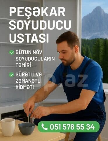 Soyuducu probleminiz varsa – gecikmədən zəng edin! Bütün növ ev və