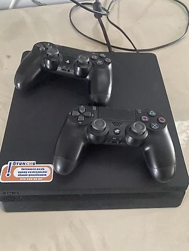 Sony PlayStation 4 BARTER EDIREM NOUTBUKA - Model: PS4 Slim (qara