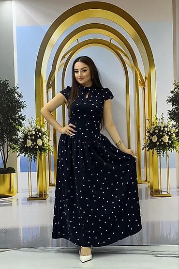 don geyim: Qadınlar üçün maxi don - Model: Yüksək belli, ətək hissəsi geniş — 6