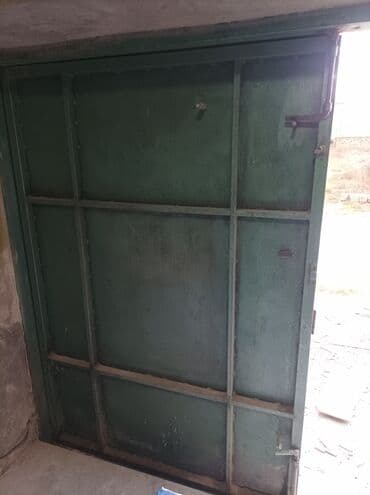 dəmir lövhə: Dəmir Həyət darvazası, Mexaniki, Qapı ilə, rəng - Yaşıl, Kredit yoxdur — 2