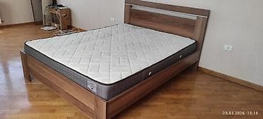 İşlənmiş, İkinəfərlik çarpayı, Matras ilə, Siyirməsiz