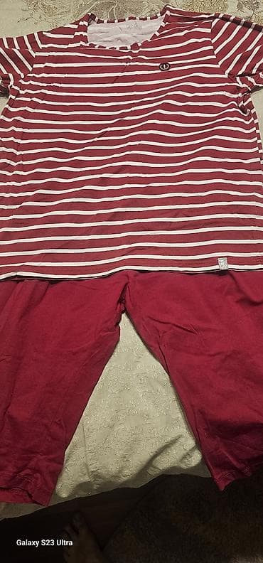 nisan xonca: Teze,ev geyimi dəsti – Sannie brendi - 2 hissə: köynək və şort. - — 1