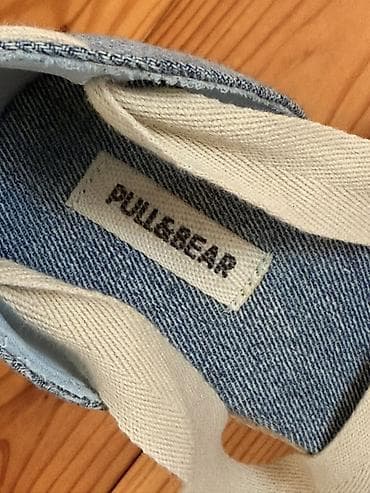 Basanoşka və səndəllər: Pull&Bear, Ölçü: 37, rəng - Mavi, Yeni — 2