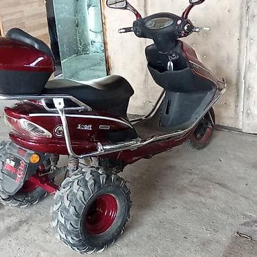 neon işıq: Elektrik skuter – off-road təkərli, baqaj qutulu - Korpusu tünd — 2