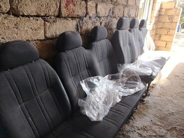 qazel mikroavtobus: Avtomobil salonu üçün oturacaq dəsti - 3 hissəli arxa oturacaq — 5