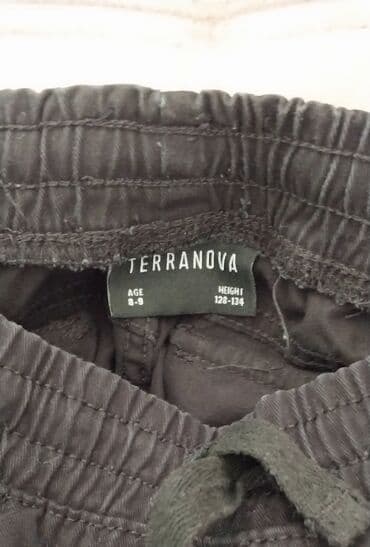 Məktəbli forması: Cins şalvar, Oğlan üçün, 8 - 9 yaş, Terranova — 8