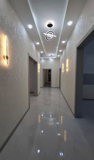 həyət evlərinin şəkilləri: 🏡3.4 sot Müasir həyət evi – hovuzlu - Layihə: bir mərtəbəli, ikili — 3