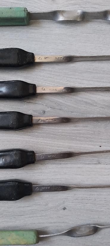 Şiş dəsti – 7 ədəd 1 ədədi 2m 50q - Material: paslanmayan polad — 3