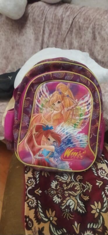 школьные рюкзаки disney: Məhsul: 2 ədəd çanta dəsti 1) Uşaq məktəb çantası – Winx dizaynlı - — 1