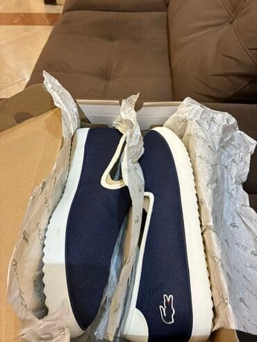 goy daş: Məhsul: Kişi slip-on krossovkaları (Lacoste) - Model: Lacoste slip-on — 8