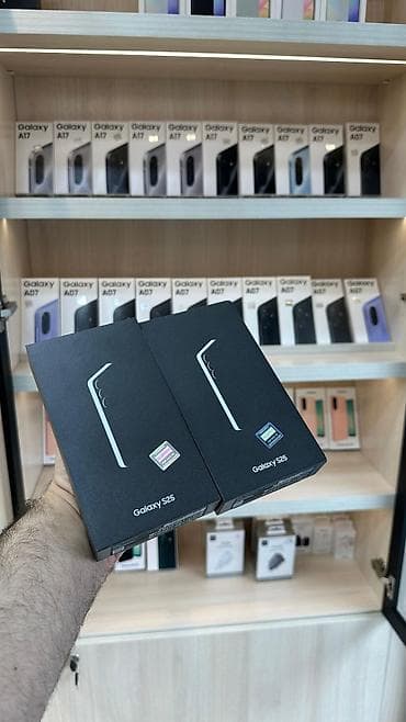 lg wing telefon: Samsung Galaxy S25, 128 GB, rəng - Boz, Zəmanət — 1