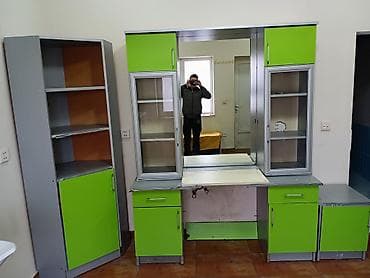 Кушетки: Salon üçün modul mebel dəsti - Rəng: açıq yaşıl və boz - Tərkib: bir — 1