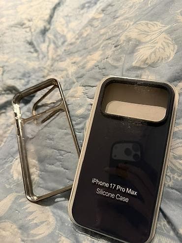m3 pro: 2 ədəd iPhone 17 Pro Max kabı – 15 AZN 🔹 1-ci kab: Tünd göy rəngdə — 5