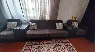 islenmis mebeler: Divan və 2 kreslo bazali taxti var,təmiz seliqəli 300 azn, Sumqayıt 1 — 2
