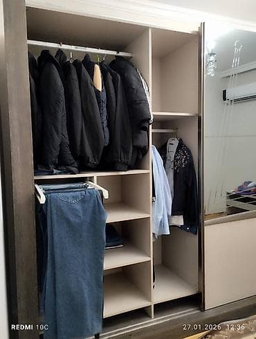 Asia: İşlənmiş, Açılan, 2 qapılı Düz dolab, Qarderob, paltar dolabı, Türkiyə — 3