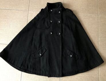 пальто зимнее: Пальто-пончо “Promod”, на подкладке. Свободный размер, от S до L, по — 1