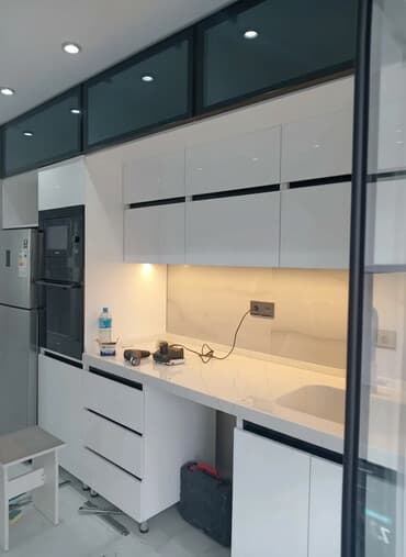 lezva profil: Sifarişlə mətbəx dəsti, Özü çəkən petlələr, MDF, Kredit yoxdur — 1