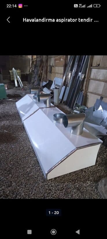 restoran ucun qab qacaq: Paslanmayan metaldan hazırlanmış, şüşə vitrinli və qida qabları üçün — 7