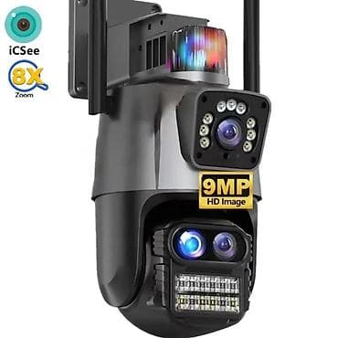 9MP HD ağıllı xarici təhlükəsizlik kamerası - 9 MP yüksək dəqiqlikli
