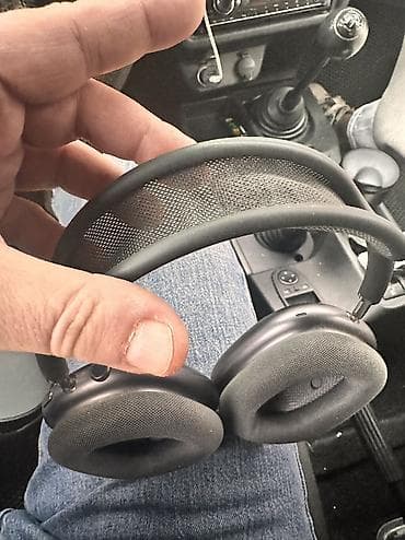 IPod и MP3-плееры: Б/у Беспроводные (Bluetooth) Наушники, Apple, цвет - Черный — 2