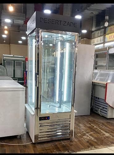 Moyka avadanlığı: DESERT ZADE şüşə vitrin soyuducu - 4 tərəfi tam şüşəli vitrin – — 1