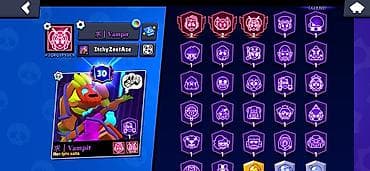Şəxsi əşyalar: Brawl Stars hesabı – yüksək səviyyəli, zəngin kontentli Əsas — 3